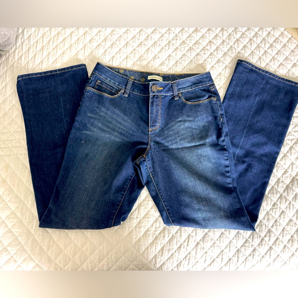 Coldwater Creek Women’s Denim Jeans Size 10 Stretch Bootcut